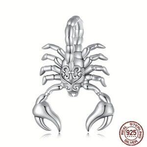 925 Sterling Silver Scorpion Pendant